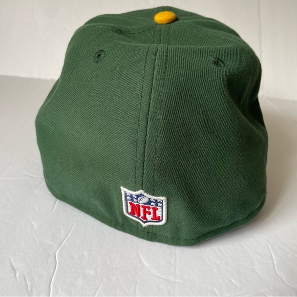 Green Bay Packers NFL Green New Era Fitted Hat/Cap Mens 7 5/8 - Picture 4 of 6